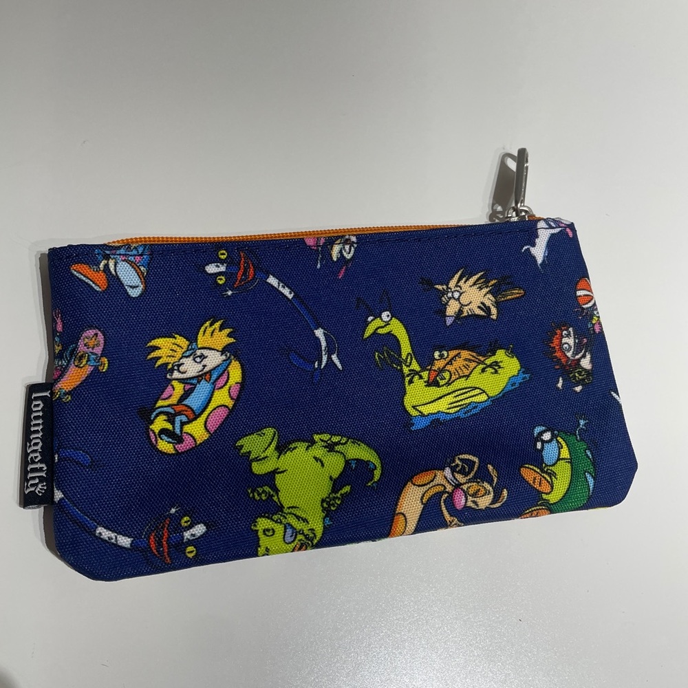 Y2K Loungefly 2000’s Cartoon Print Case ,Pouch , Cosmetic Bag